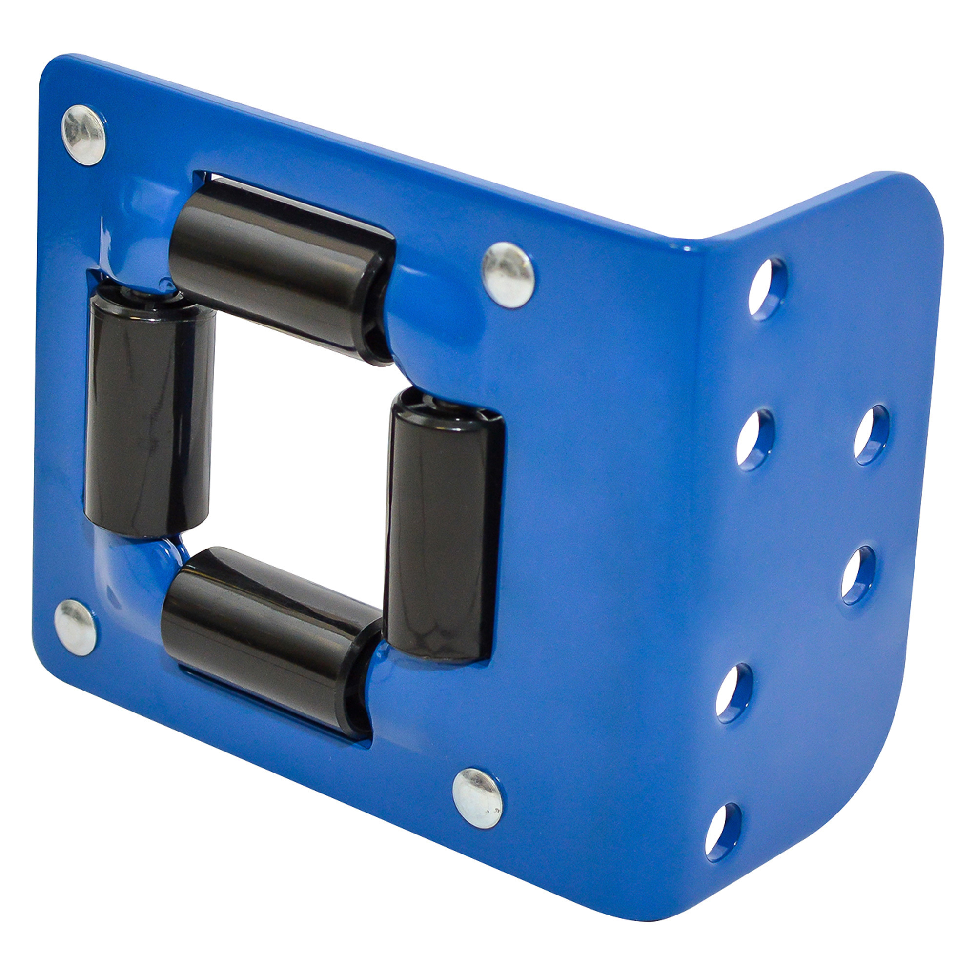 Coxreels Square Roller Bracket, For Coxreels Spring-Return Reel with 1/4in. to 1/2in. ID Hose, Blue, Model# 1728-3BL
